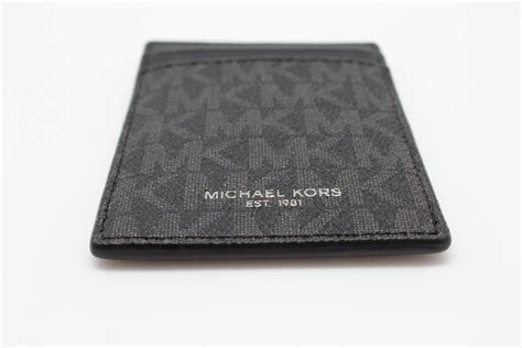 Michael Kors Men’s Leather Gifting Money Clip Card Case Box 